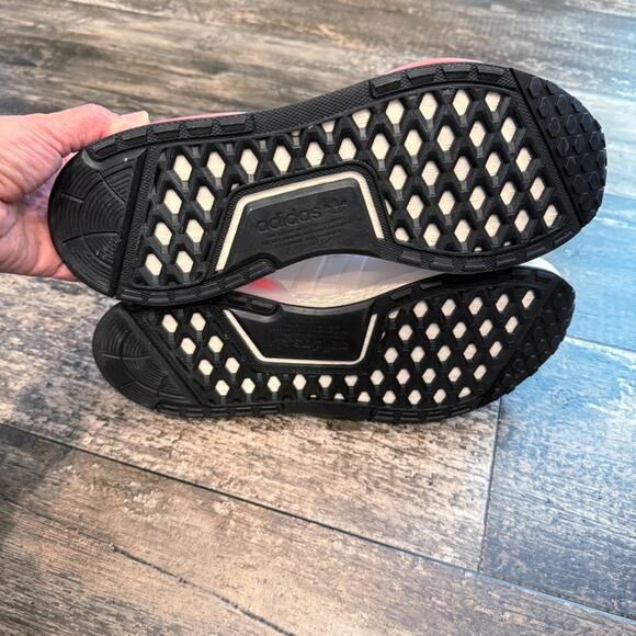 Adidas Shoes Sneakers Men Size 9.5 NMD_V3 Originals Running White Red GX2089 NWT - Picture 10 of 12